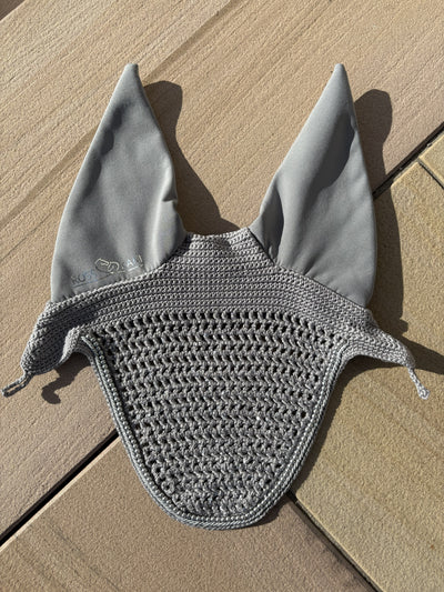 Ohrennetz Exclusiv rund Glitzer Perlenband