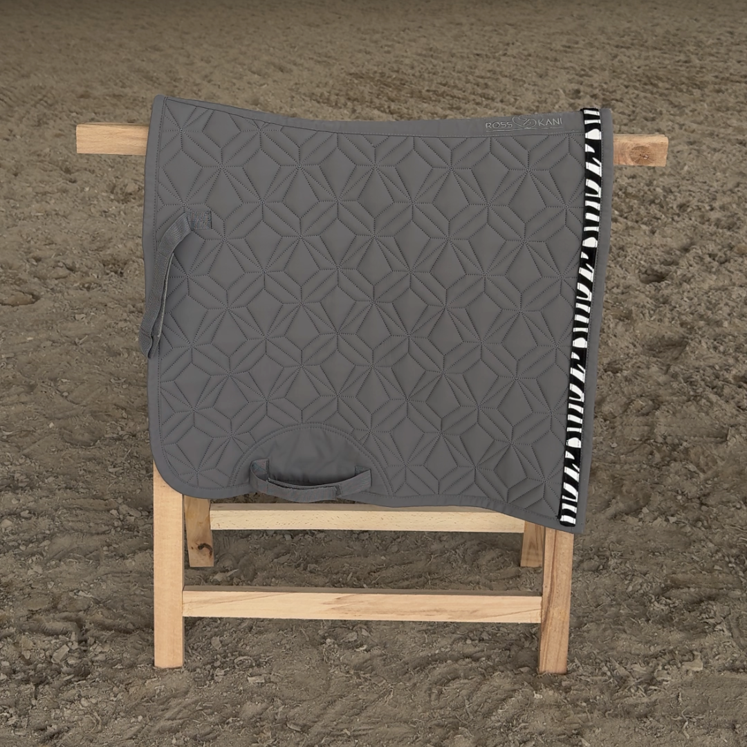Klettband Dressur Zebra
